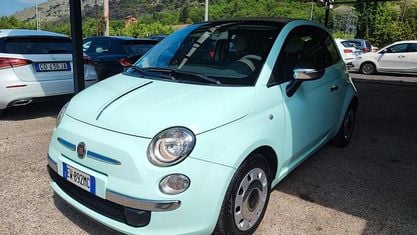 Usata Fiat 500C 95 CV (69 kW) 2014 Verde Cabrio
