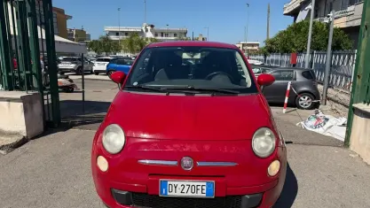 Usata Fiat 500 Lounge 75 CV (55 kW) 2009 Rosso Cabrio