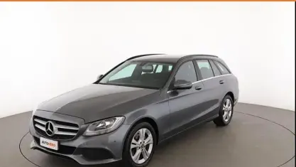 Usata Mercedes C200 Business 136 CV (100 kW) 2017 Grigio Station wagon