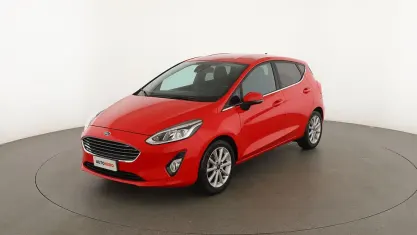Usata Ford Fiesta Titanium 100 CV (73 kW) 2018 Rosso Utilitaria