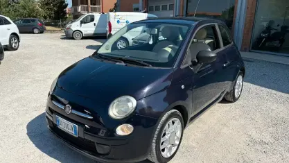 Usata Fiat 500 69 CV (50 kW) 2009 Bluazzurro Cabrio