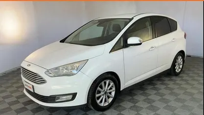 Usata Ford C-MAX Titanium 120 CV (88 kW) 2015 Bianco Monovolume
