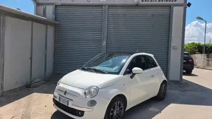 Usata Fiat 500 Sport 75 CV (55 kW) 2009 Bianco Cabrio