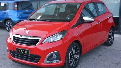 Usata Peugeot 108 Allure 72 CV (52 kW) 2019 Rosso Berlina
