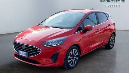 Usado Ford Fiesta ST-Line 125 HP (91 kW) 2022 Vermelho Citadino