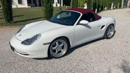 Usata Porsche Boxster 204 CV (150 kW) 1997 Bianco Cabrio