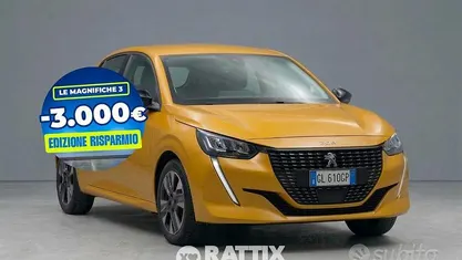 Usata Peugeot 208 Active 75 CV (55 kW) 2022 Giallo faro Utilitaria