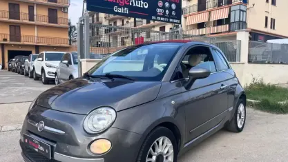 Usata Fiat 500C Lounge 95 CV (69 kW) 2011 Grigio Cabrio