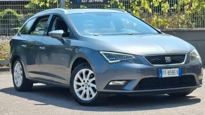 Usata Seat Leon ST Business 110 CV (80 kW) 2016 Grigio Station wagon