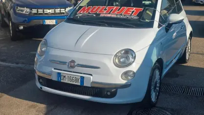 Usata Fiat 500 Lounge 75 CV (55 kW) 2009 Blu Cabrio