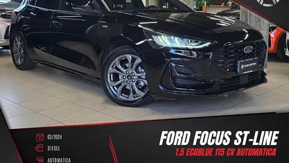 Usata Ford Focus ST-Line 116 CV (85 kW) 2024 Nero Berlina