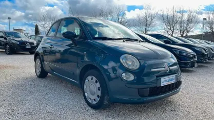 Usata Fiat 500 69 CV (50 kW) 2009 Bluazzurro Cabrio