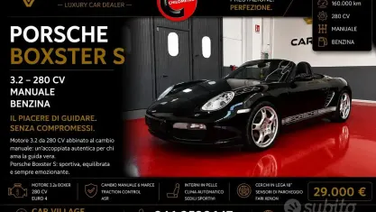 Usata Porsche Boxster 280 CV (205 kW) 2007 Nero Cabrio