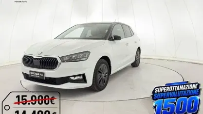 Usata Skoda Fabia 95 CV (69 kW) 2025 Bianca tetto nero Utilitaria