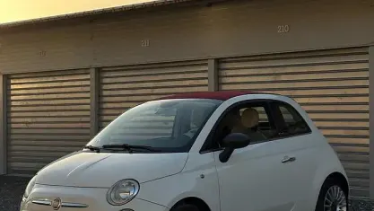 Usata Fiat 500 95 CV (69 kW) 2011 Bianco Cabrio