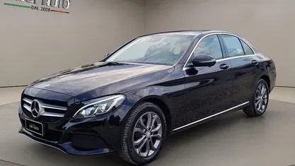 Usata Mercedes C200 136 CV (100 kW) 2017 Nero Berlina