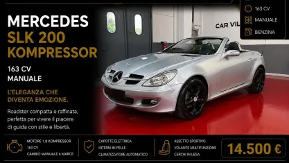 Usata Mercedes SLK200 163 CV (119 kW) 2005 Grigio Cabrio