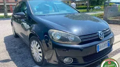 Usata VW Golf VI Trendline 102 CV (75 kW) 2009 Nero Berlina