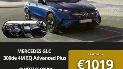 Blu Nuova 2025 Mercedes GLC300e SUV | 1019 €