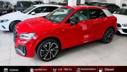Begagnad Audi Q2 S-Line 150 HK (110 kW) 2021 Röd SUV