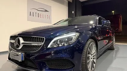 Usata Mercedes CLS350 Premium Plus 252 CV (185 kW) 2014 Blu Station wagon