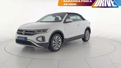 Usata VW T-Roc Cabriolet Style 110 CV (80 kW) 2023 Pure white nero Cabrio