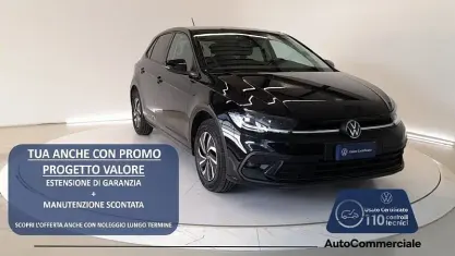 Usata VW Polo Life 80 CV (58 kW) 2023 Nero Utilitaria