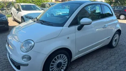 Usata Fiat 500 Lounge 69 CV (50 kW) 2008 Bianco Utilitaria