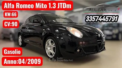 Usata Alfa Romeo MiTo 90 CV (66 kW) 2009 Nero Utilitaria
