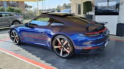Usata Porsche 911 Carrera S Chrono 450 CV (330 kW) 2019 Blu genziana Coupé
