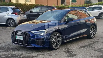 Usata Audi A3 Sportback S-Line 150 CV (110 kW) 2022 Blu Utilitaria