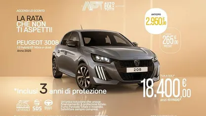 Usata Peugeot 208 Allure 110 CV (80 kW) 2025 Grigio Utilitaria