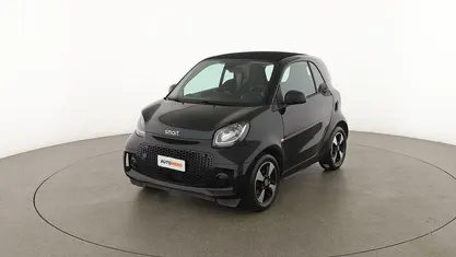 Begagnad Smart ForTwo Electric Drive Passion 60 kW (82 HK) 2021 Svart Halvkombi