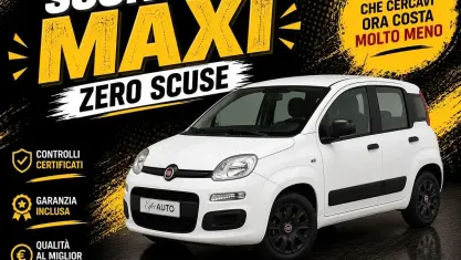 Usata Fiat Panda 69 CV (50 kW) 2016 Bianco Utilitaria