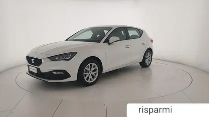 Usata Seat Leon Style 90 CV (66 kW) 2021 Bianco candy Berlina