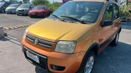 Usata Fiat Panda 4x4 69 CV (50 kW) 2008 Arancione Utilitaria