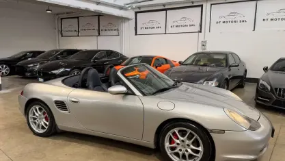 Usata Porsche Boxster 228 CV (167 kW) 2003 Argento Cabrio
