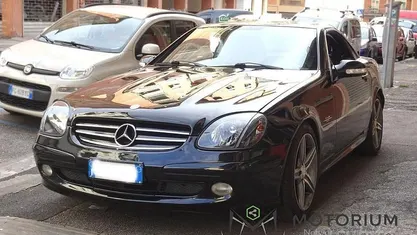 Usata Mercedes SLK200 163 CV (119 kW) 2004 Nero Cabrio