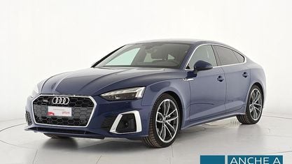 Begagnad Audi A5 Sportback S-Line 204 HK (150 kW) 2024 Blå Halvkombi