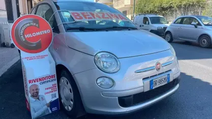 Usata Fiat 500 69 CV (50 kW) 2009 Grigio Cabrio