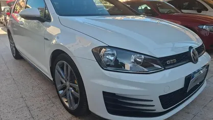 Usata VW Golf VII GTD 184 CV (135 kW) 2014 Bianco Berlina