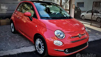 Usata Fiat 500 Lounge 69 CV (50 kW) 2016 Arancione Berlina