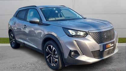 Brugt Peugeot e-2008 Allure 100 kW (136 HK) 2021 Sølv SUV