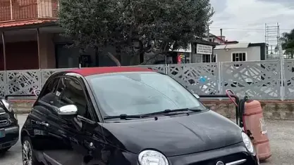 Usata Fiat 500C Rock 101 CV (74 kW) 2013 Nero Cabrio