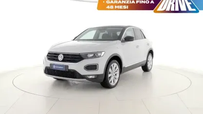 Usata VW T-Roc Advance 150 CV (110 kW) 2020 White silver metallizzato nero SUV