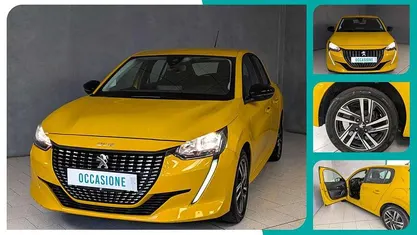 Giallo Usata 2023 Peugeot 208 Active Due volumi | 12.480 € (Buon prezzo)