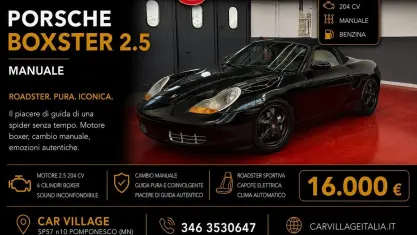 Usata Porsche Boxster 204 CV (150 kW) 1999 Nero Cabrio