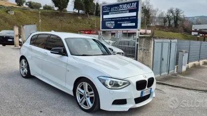 Usata BMW 118 M Sport 143 CV (105 kW) 2014 Bianco Utilitaria