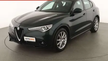 Usata Alfa Romeo Stelvio Executive 190 CV (139 kW) 2021 Verde SUV