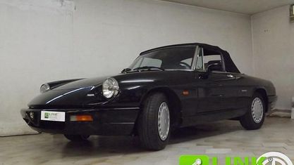 Brugt Alfa Romeo Spider 109 HK (80 kW) 1991 Sort Cabriolet